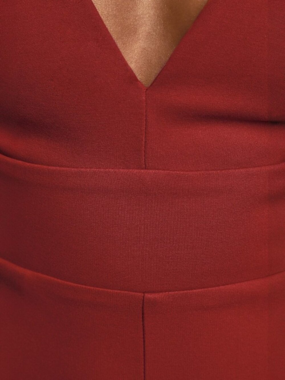 Lulus Classic Babe Wine Red Sleeveless Wide-Leg Jumpsuit​ NWT - Picture 5 of 9